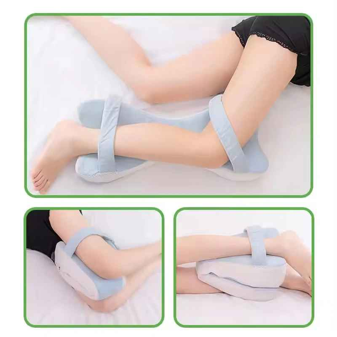 Coussin Ysealia entre les jambes, plusieurs positions d'utilisation en dormant sur le côté