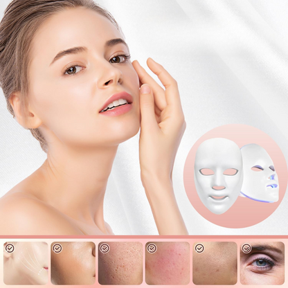 Masque LED Visage - LightDerma™ -50% Blackfriday