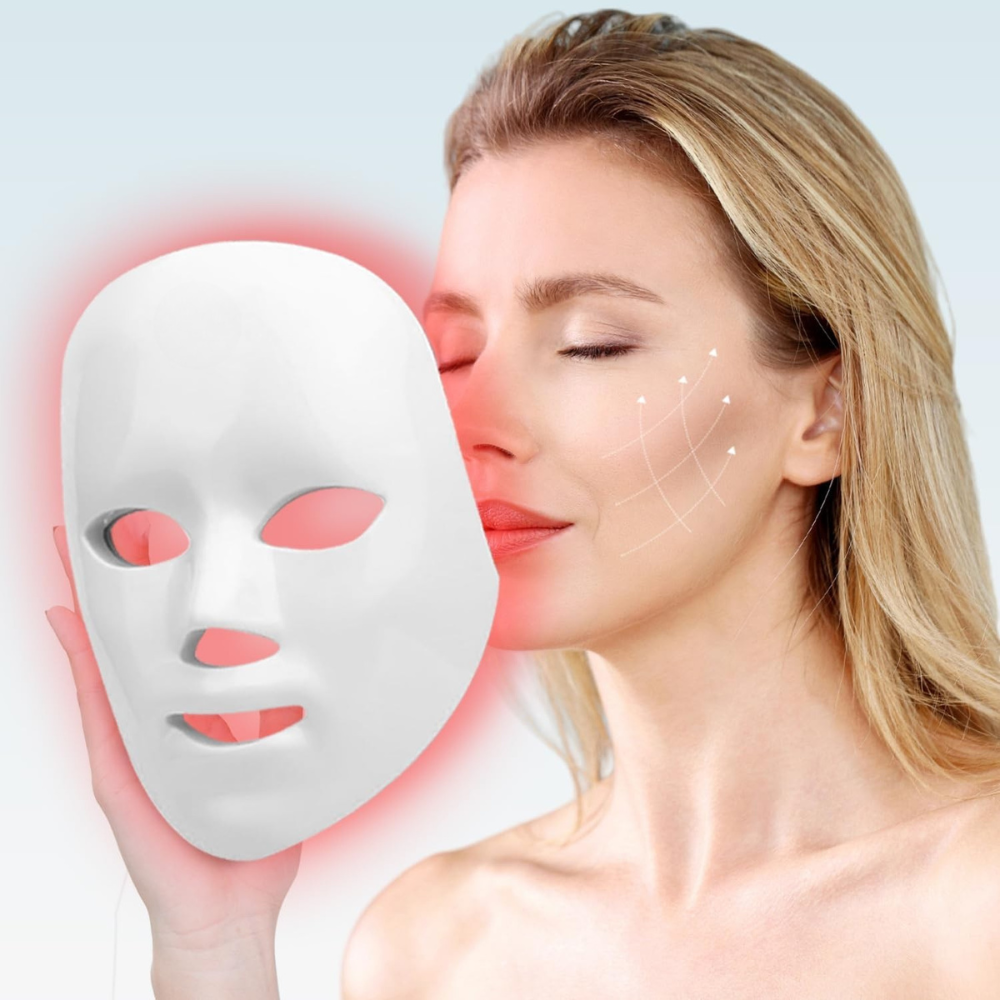 Masque LED Visage - LightDerma™ -50% Blackfriday