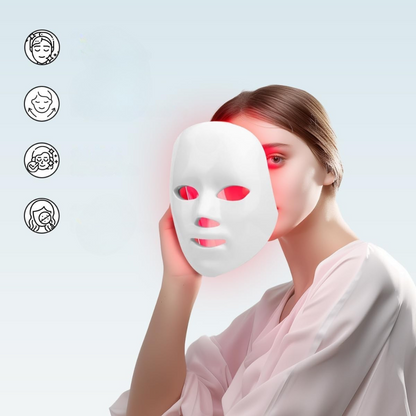 Masque LED Visage - LightDerma™ -50% Blackfriday