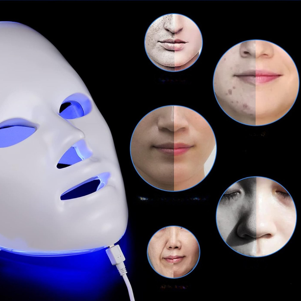 Masque LED Visage - LightDerma™ -50% Blackfriday