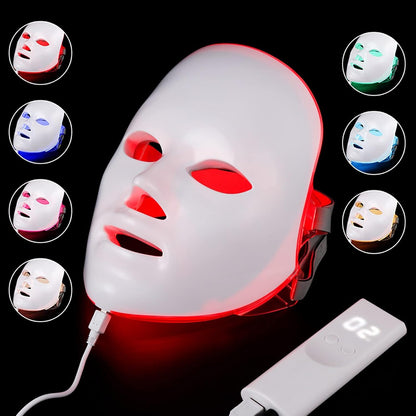 Masque LED Visage - LightDerma™ -50% Blackfriday
