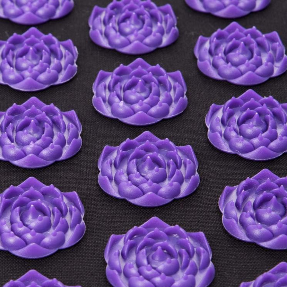 Tapis d'Acupression Lotus — Set Détente Tapis + Coussin · Violet