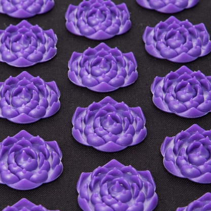 Tapis d'Acupression Lotus — Set Détente Tapis + Coussin · Violet