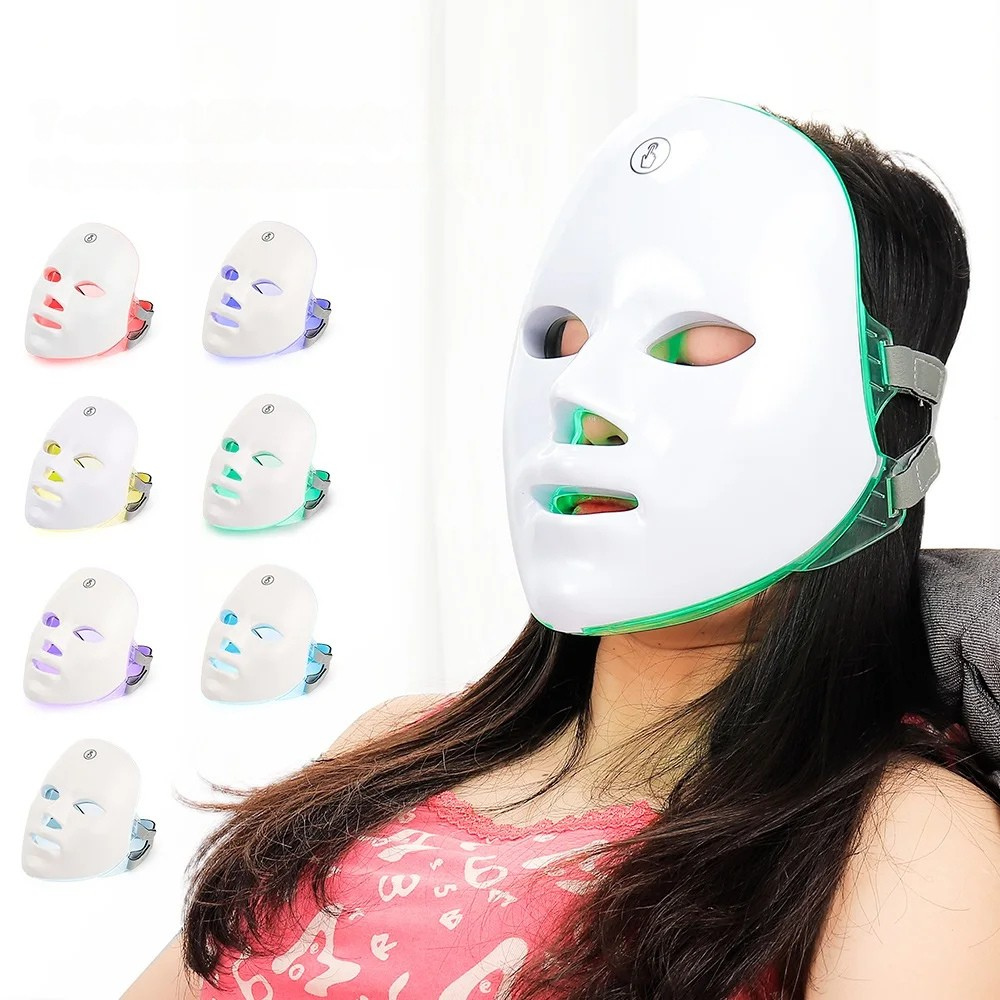 Masque LED Visage - LightDerma™ -50% Blackfriday