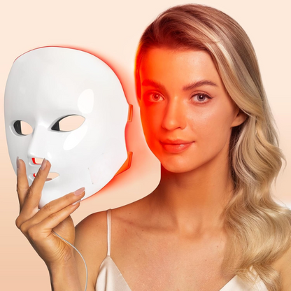 Masque LED Visage - LightDerma™ -50% Blackfriday
