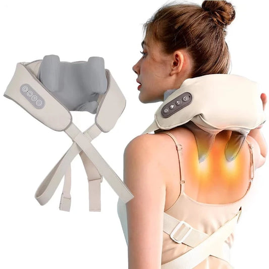 Masseur Shiatsu Cou & Épaules – Chaleur & Massage Profond Relaxant
