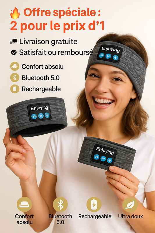 Bandeau Ecouteur - SleepTune™