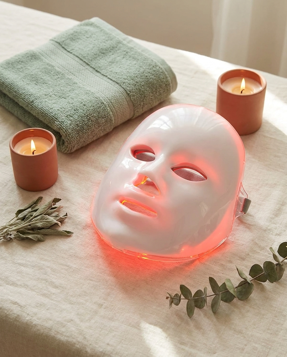 Masque LED LightDerma Ysealia - ambiance self-care
