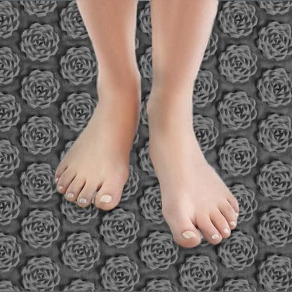 Tapis d'Acupression Lotus — Set Détente Tapis + Coussin · Gris