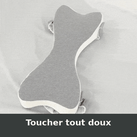 Démonstration du coussin de sommeil Ysealia : mousse à mémoire de forme, toucher tout doux et housse zippée lavable